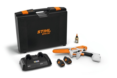 Акумулаторна резачка за клони и дърва STIHL GTA 30 Set, 21.6V, 2x2.6 Ah